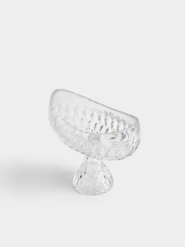 Конфетница, 18х16 см, на ножке, Rhomb, image-2