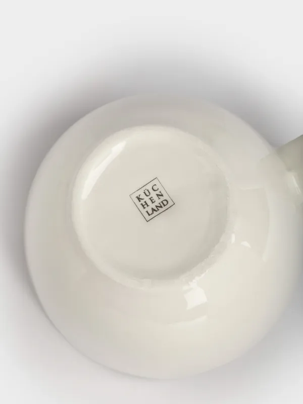 Кружка, 400 мл, керамика D, молочная, Лошадь внутри, Crumple print, image-5