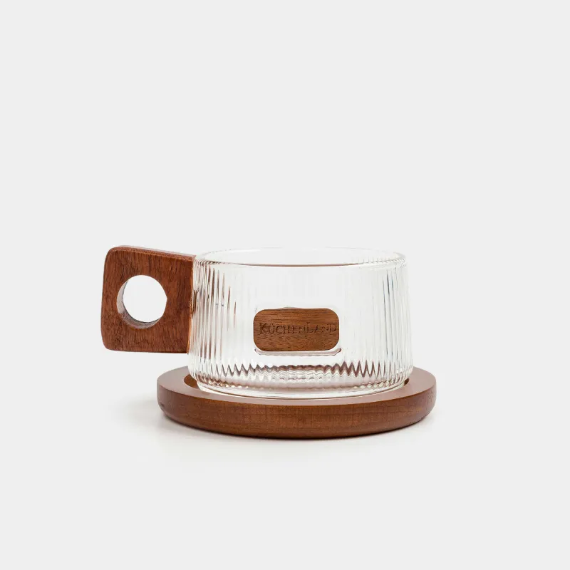 Кружка, 230 мл, на подставке, Ribby wood