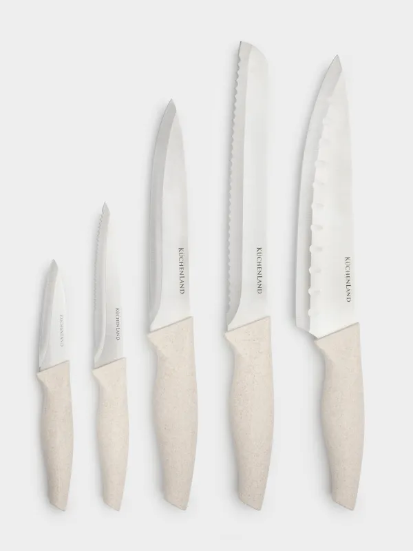 Набор ножей, 5 предметов, в подставке, Major, image-4