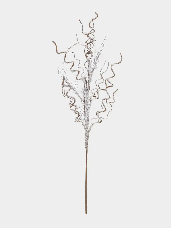 Ветка декоративная, 81 см, пластик/пенопласт, серебристая, Sparkle decor, image-0