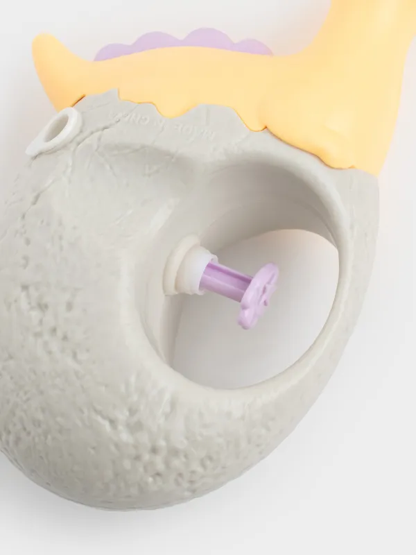 Пистолет водяной, 16 см, пластик, желто-серый, Динозавр, Dino, image-2