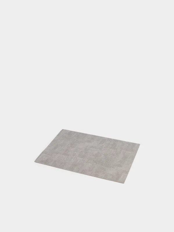 Салфетка под приборы, 30х43 см, полиуретан, прямоугольная, серо-бежевая, Rock, image-1