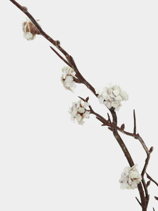 Ветка декоративная, 1,1 м, пластик/полиэстер, Цветы сливы, Flower garden, image-3