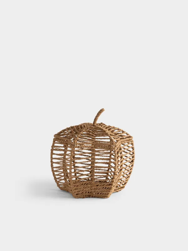Корзина для хранения, 27х27х26 см, с крышкой, Braided, image-0