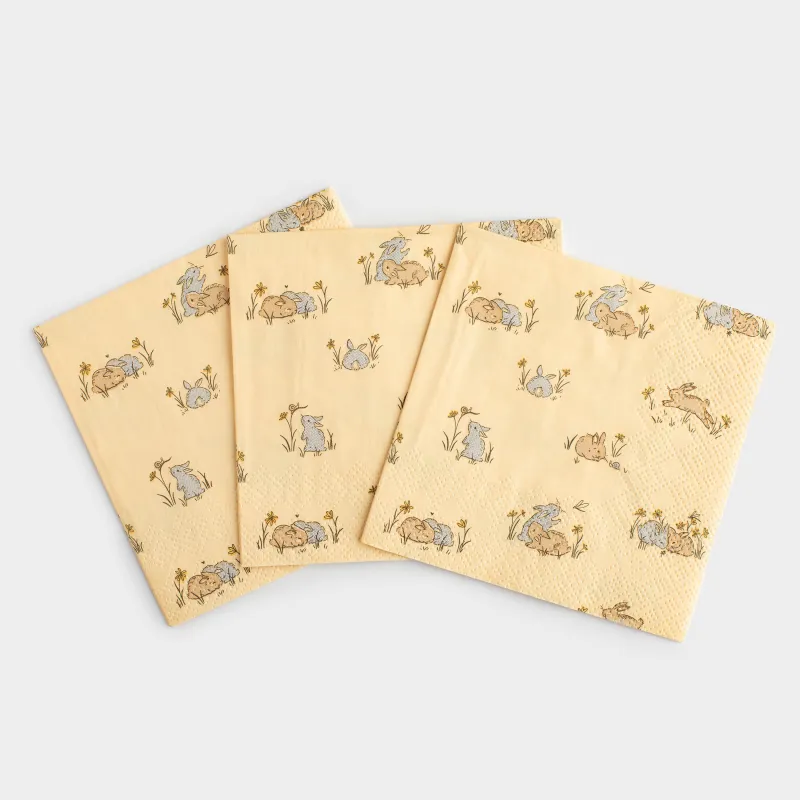 Салфетки бумажные, 21х21 см, 20 шт, Easter, image-4