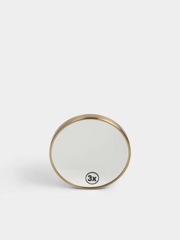 Зеркало подвесное, 15/14 см, металл, Freya, image-1