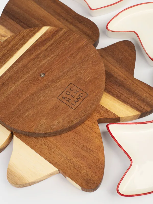 Набор для закусок, вращающийся, на подставке, Noble tree, image-5