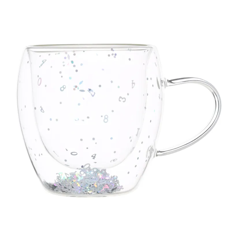 Кружка, 250 мл, стекло Б, Цифры, Air-sparkly, image-1