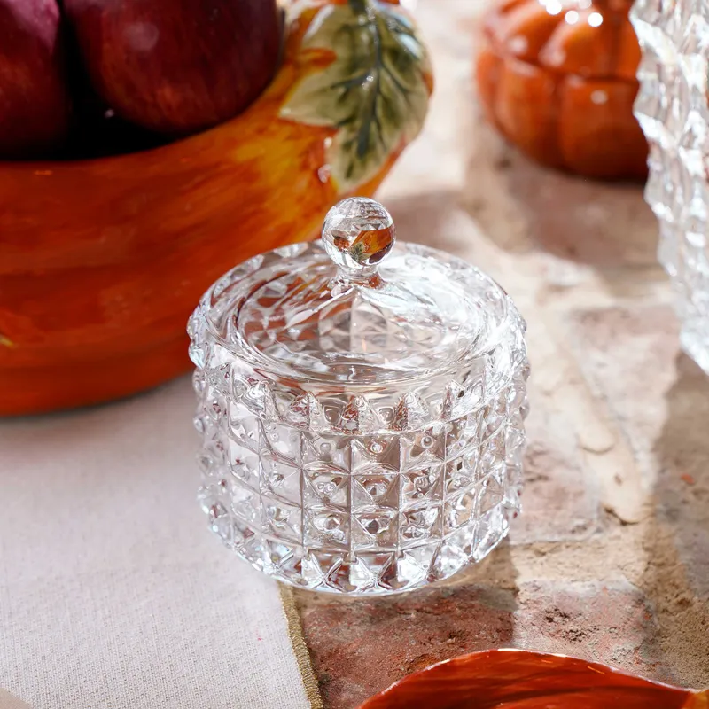 Конфетница, 10х11 см, с крышкой, стекло Р, Mosaic, image-3