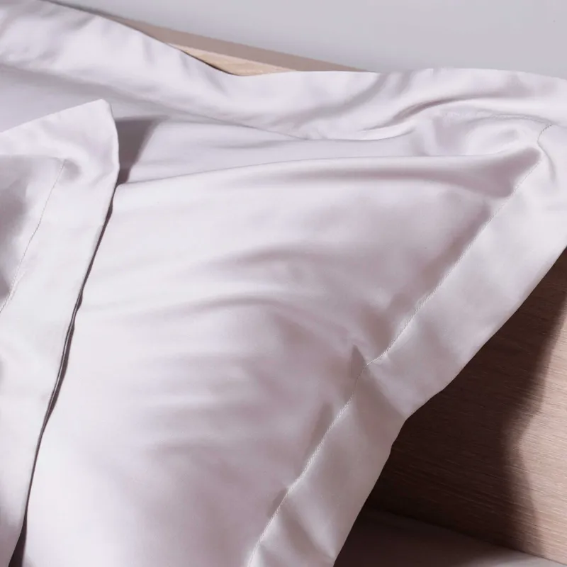 Наволочка, 50х70 см, 2 шт, тенсель 300 ТС, серая, Tencel, image-3