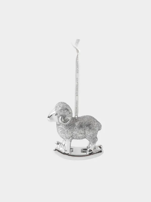 Игрушка елочная, 8х8 см, Баран, Figure christmas, image-0