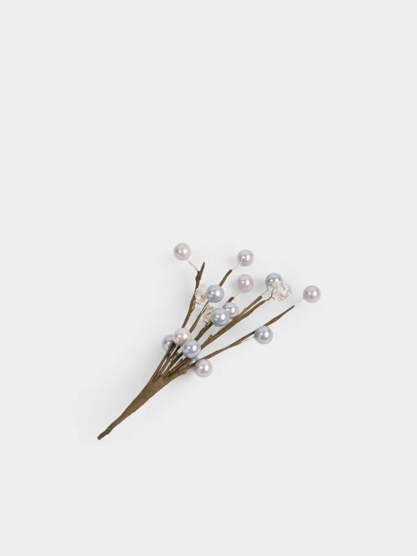 Ветка декоративная, 20 см, пластик, Цветные бусины, Balls decor, image-2