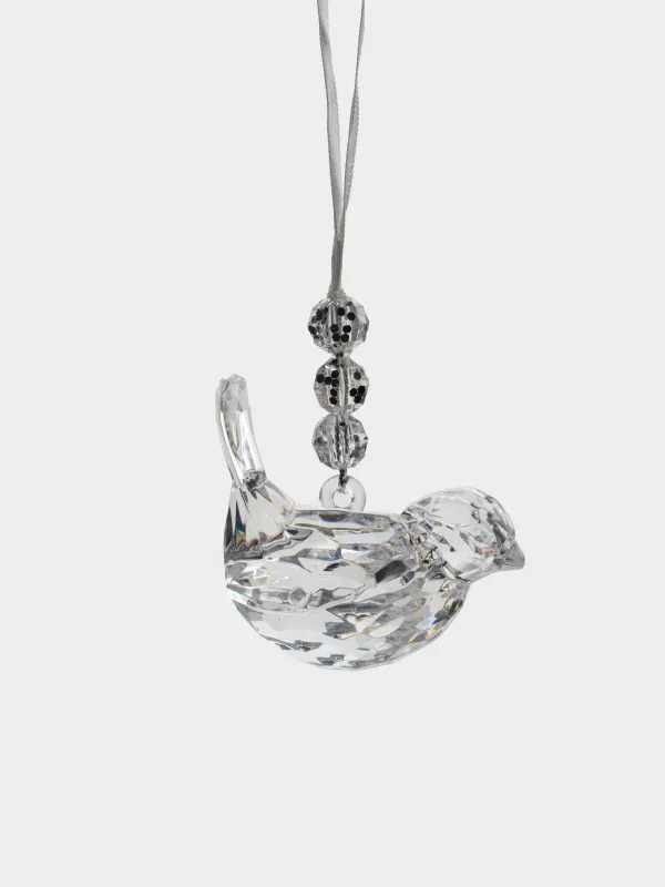 Игрушка елочная, 6 см, акрил, Птица, Figure crystal, image-1