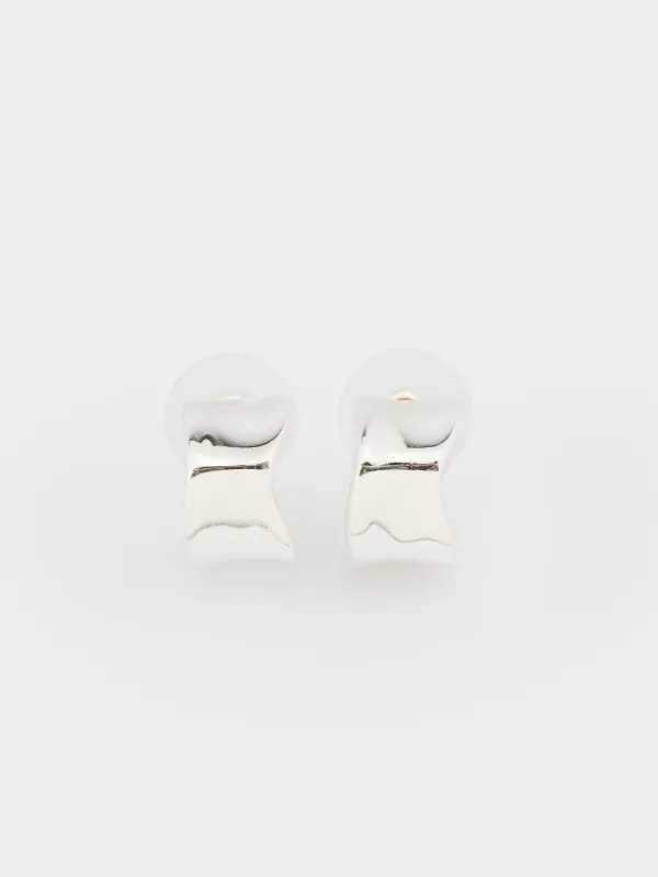 Серьги-пусеты, 1,5 см, 2 шт, металл, серебристые, Jewelry, image-3