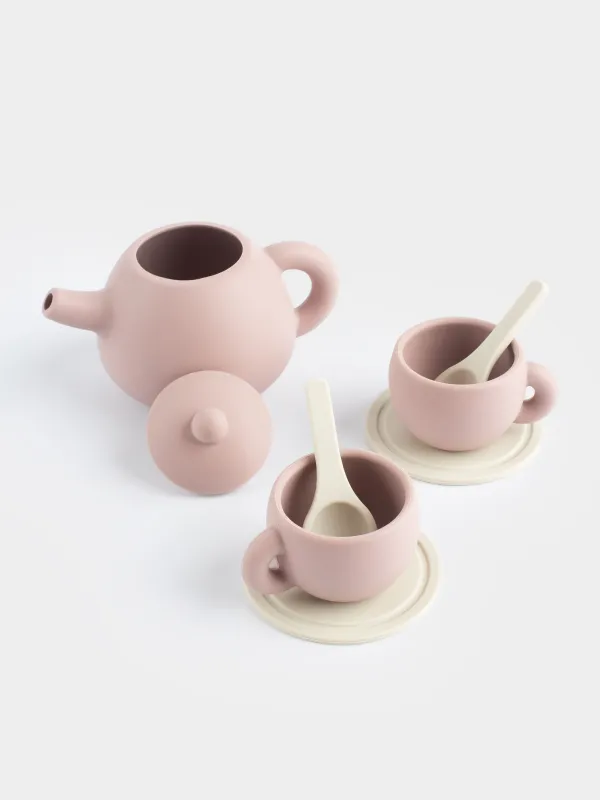 Набор игровой, 7 предметов, Чайный сервиз, Kiddy, image-1