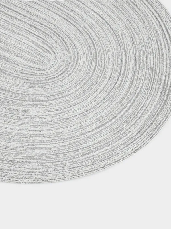 Салфетка под приборы, 30x45 см, полиэстер, овальная, песочно-бежевая, Rotary, image-3