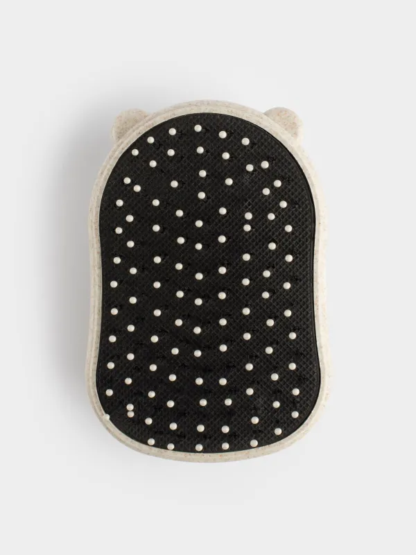 Расческа массажная для волос, 9х6 см, дорожная, растительное волокно/пластик, Travel color, image-0