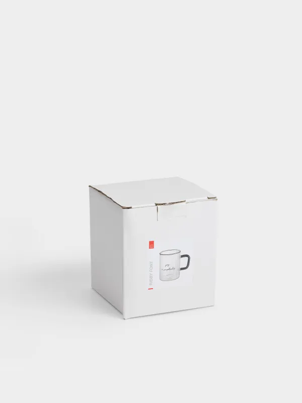 Кружка, 420 мл, Joy in simplicity, Ribby font, image-4