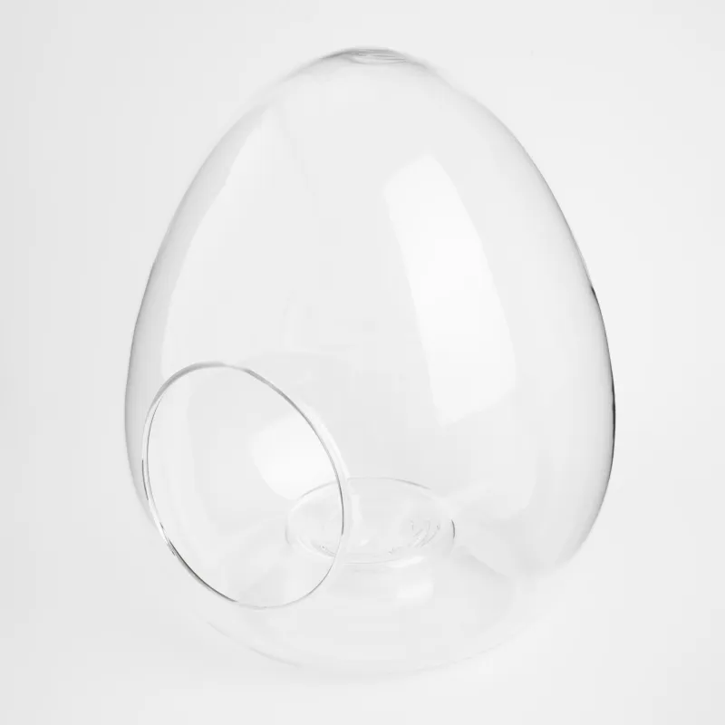 Конфетница, 19х23 см, стекло, Яйцо, Clear, image-2