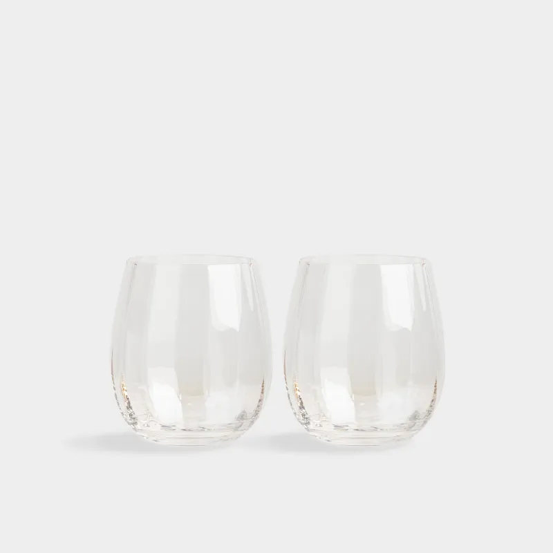 Стакан, 10 см, 450 мл, 2 шт, стекло, бежевый, Filo R color