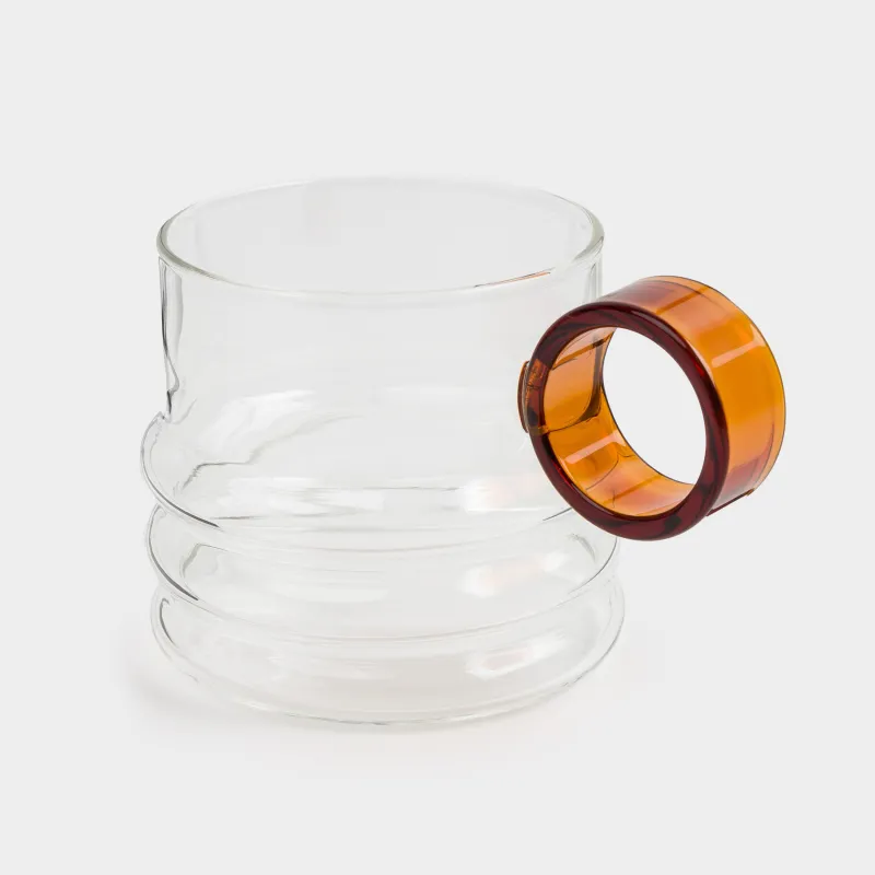 Кружка, 230 мл, стекло Б, янтарная ручка, Vesen, image-2