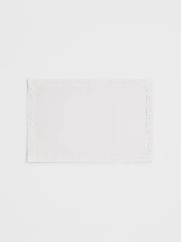 Салфетка под приборы, 30х45 см, водоотталкивающая, Кружево, Comely lace, image-0