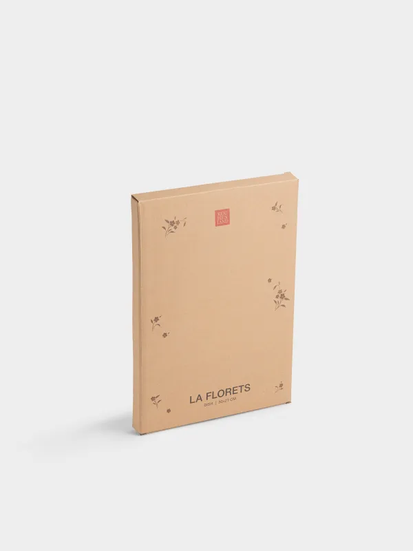 Блюдо, 30х21 см, Бежевые цветы, La florets, image-5
