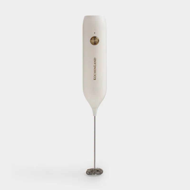 Вспениватель для молока, 24 см, погружной, пластик/сталь, молочный, Liberica light