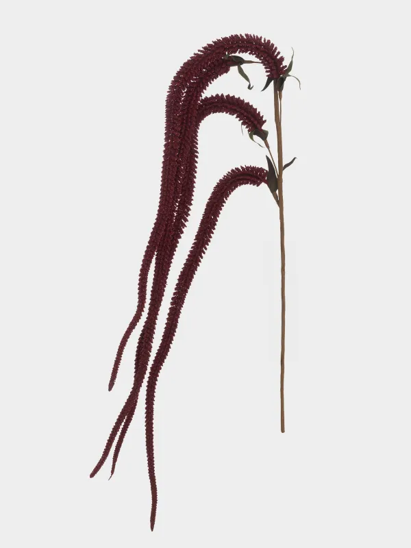 Ветка декоративная, 1,1 м, пенопласт/пластик, Бордовый амарант, Amarant decor, image-0