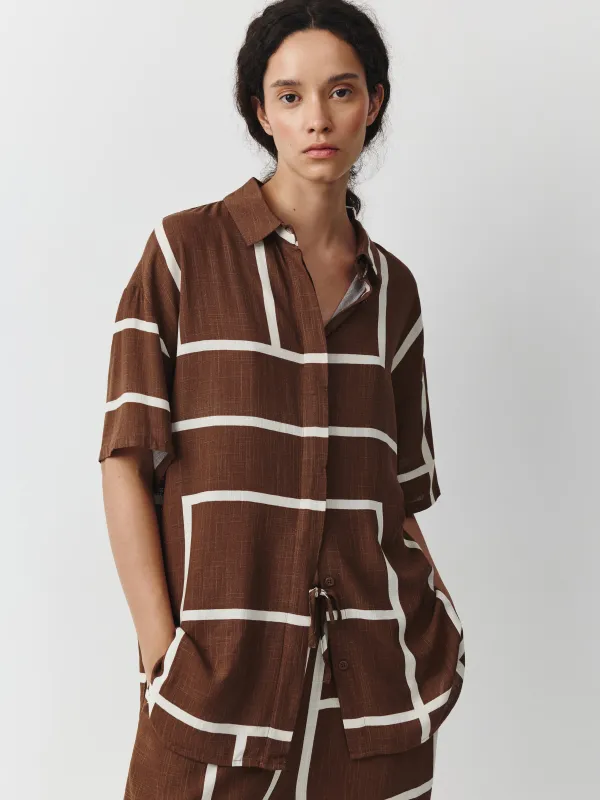 Рубашка женская, с коротким рукавом, Nataly, image-0