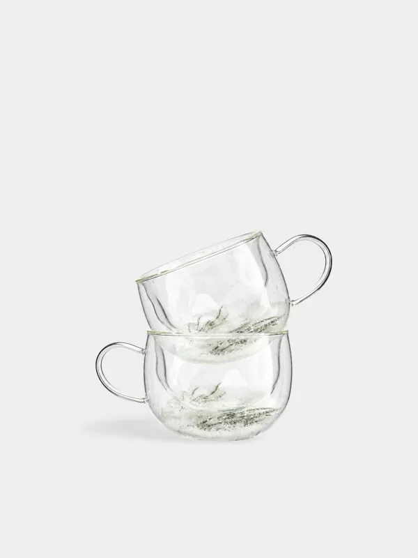 Кружка, 330 мл, 2 шт, с еловыми ветками и гранатами, Air decor, image-0
