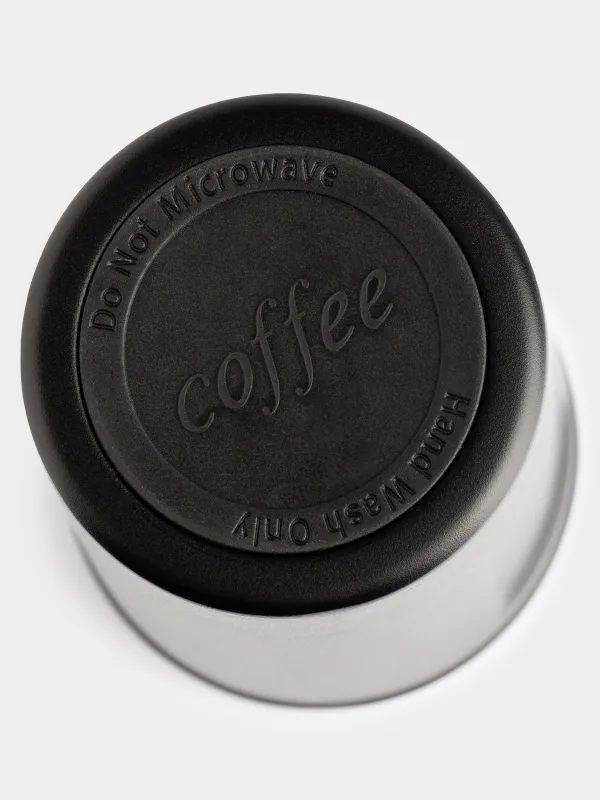 Термокружка, 500 мл, сталь/пластик, черная, Конное поло, Coffee time, image-5