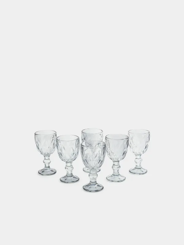 Рюмка, 50 мл, 6 шт, стекло Р, серая, Rhomb color, image-0