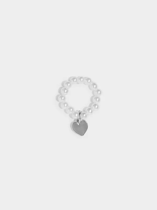 Кольцо, Сердце, Pearl heart, image-1
