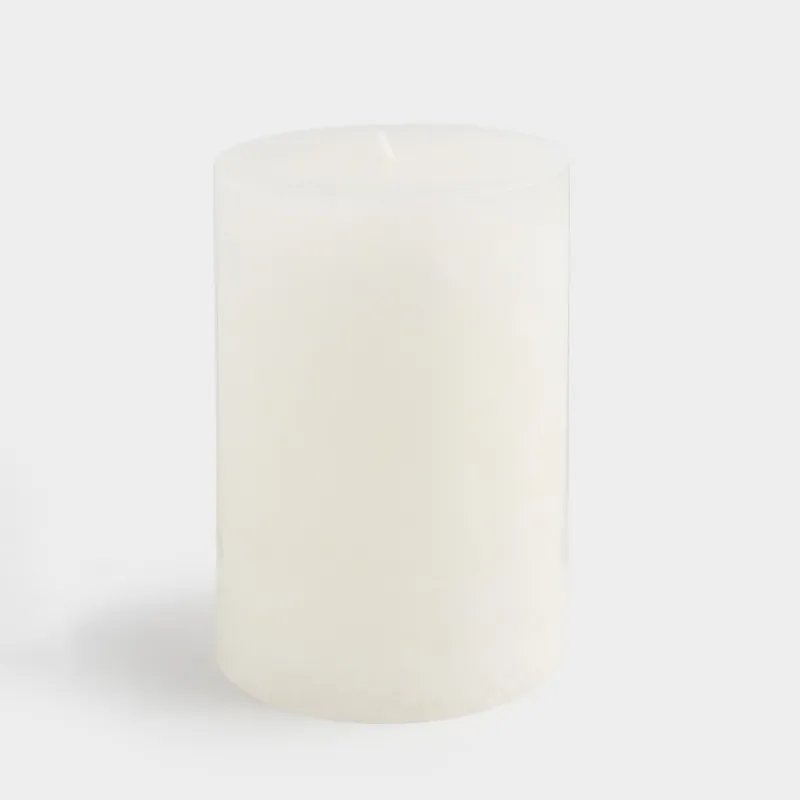 Свеча, 10 см, цилиндрическая, молочная, Basic