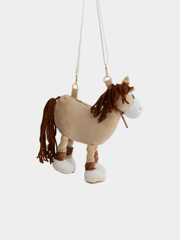 Сумка, 35х25 см, детская, полиэстер, бежевая, Конь, Horse toy, image-2