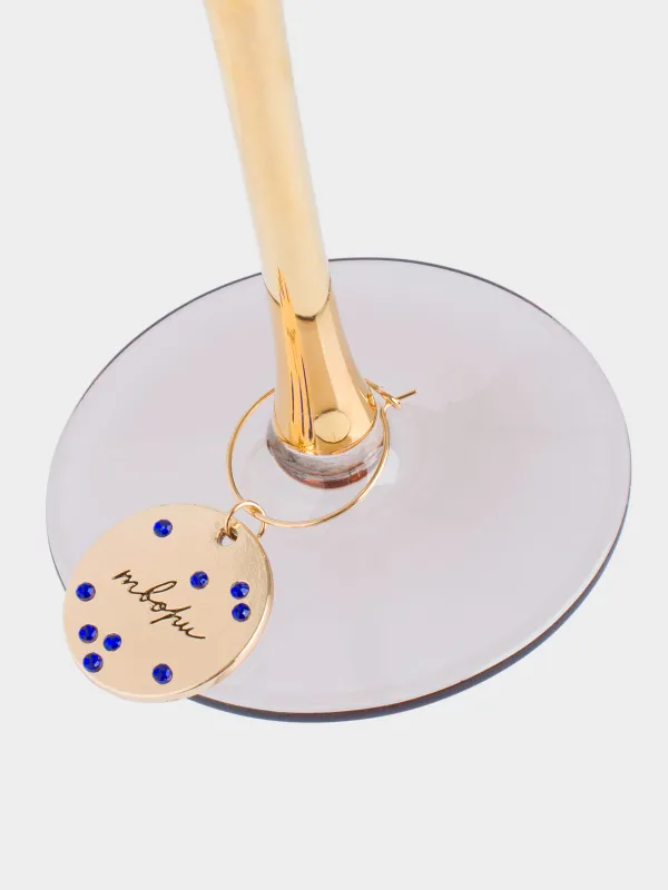 Подвеска для бокала, 6 шт, Пожелания на медальоне, Т Fantastic gold, image-3