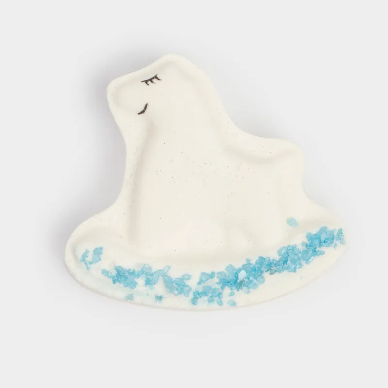 Бомбочка для ванны, 100 гр, с блестками, розовая, Черная смородина, Лошадка-качалка, Sparkle body