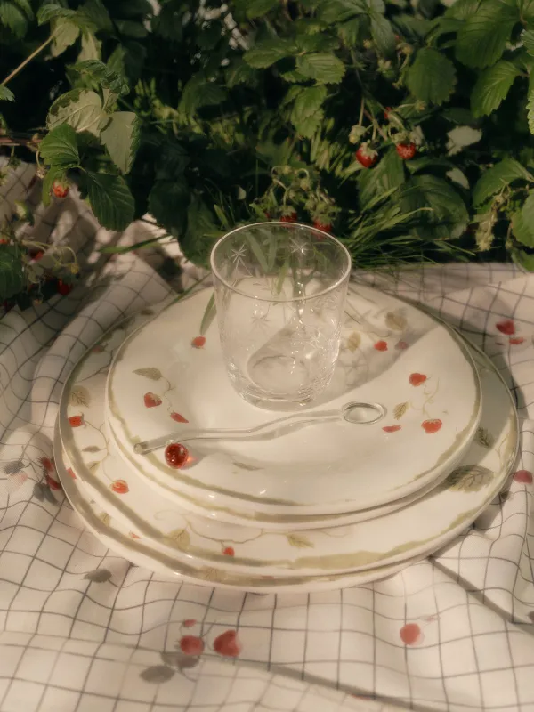 Тарелка обеденная, 28 см, Земляника, Strawberry crumple, image-6
