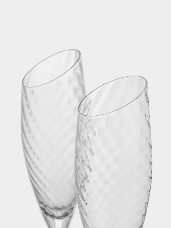 Бокал для шампанского, 170 мл, 2 шт, кристальное стекло, Charm V, image-2