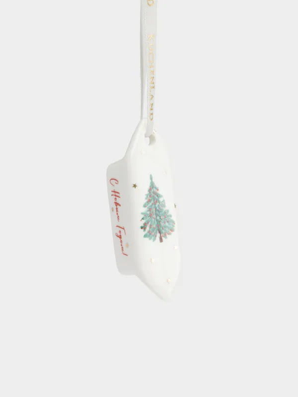 Игрушка елочная, 7 см, Конфета с пожеланием, Figure christmas, image-2