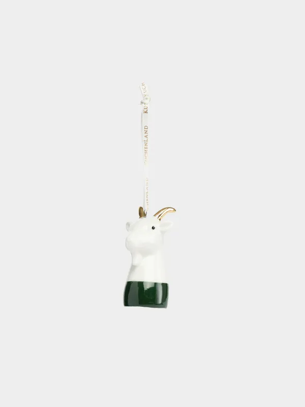 Игрушка елочная, 8 см, Козочка, Figure christmas, image-2