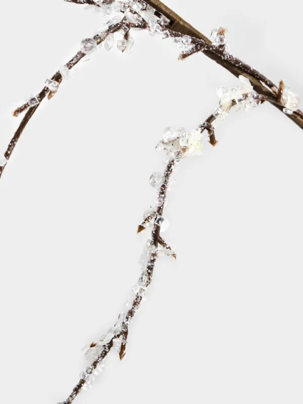 Ветка декоративная, 65 см, Ледяная ветка, Crystal decor, image-4