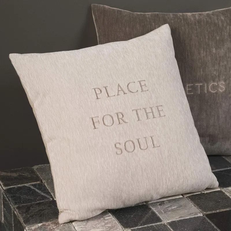 Подушка декоративная, 45х45 см, шенилл/вельвет, Chenill