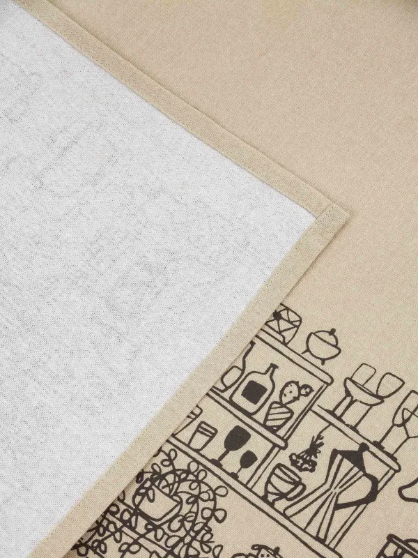 Фартук, 70х85 см, хлопок, песочный, Кухонный уголок, Kitchen art, image-2