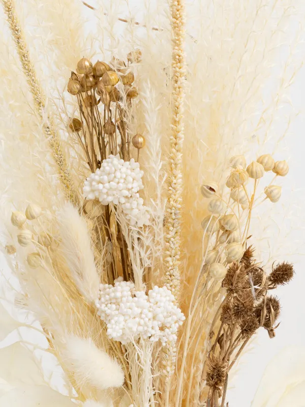 Букет декоративный, 60 см, Травы и цветы, Dried flower, image-3