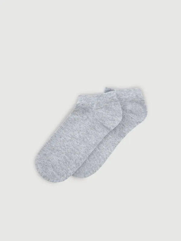 Носки женские, серые, Basic, image-1