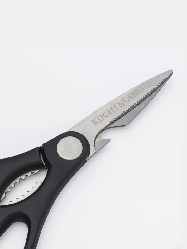 Набор ножей, 6 пр, в подставке, с овощечисткой/ножницами, сталь/пластик, Pascale, image-8