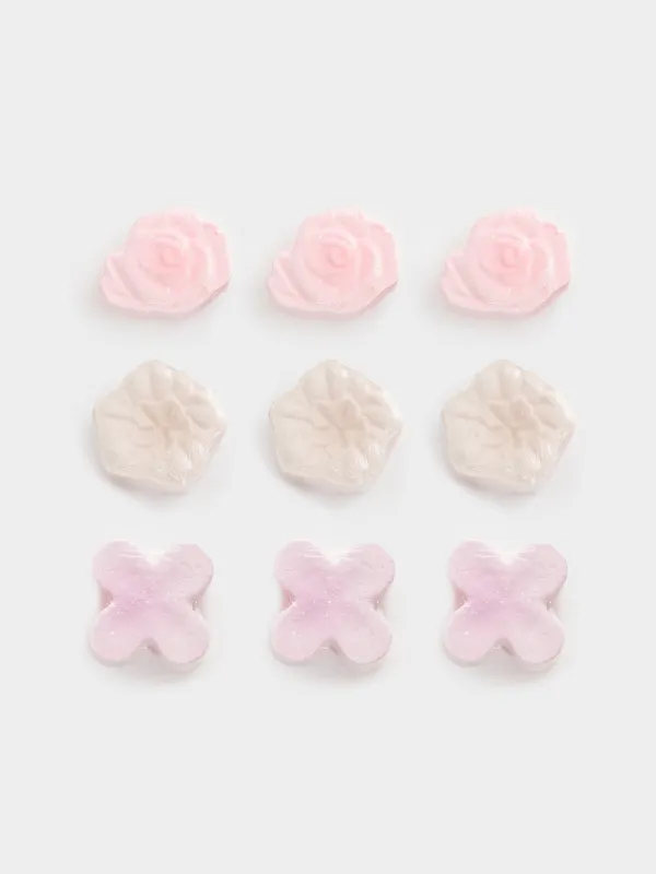 Бомбочка для ванны, 270 гр, 9 шт, в коробке, Фруктово-цветочный, Цветы, Flower spa, image-3